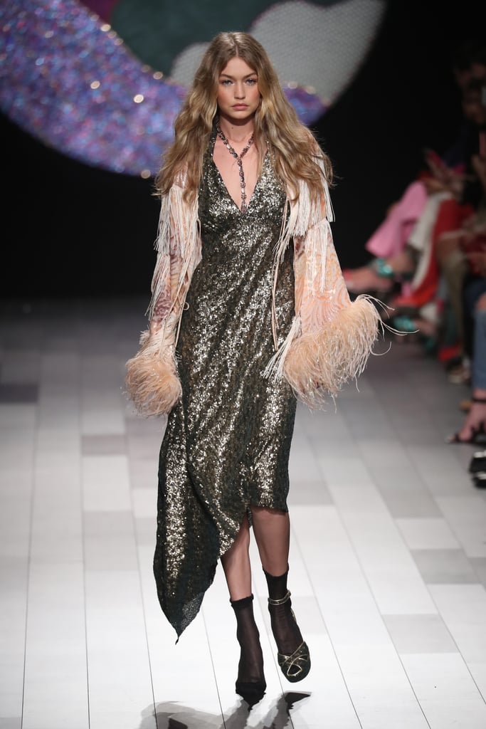 Gigi and Bella Hadid Anna Sui NYFW 2017