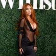 Megan Fox's Plunging Dress Features a Sheer Bodice With Just a Strip of Fabric