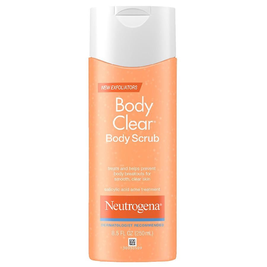 Neutrogena Body Clear Acne Body Scrub Best Drugstore Skincare