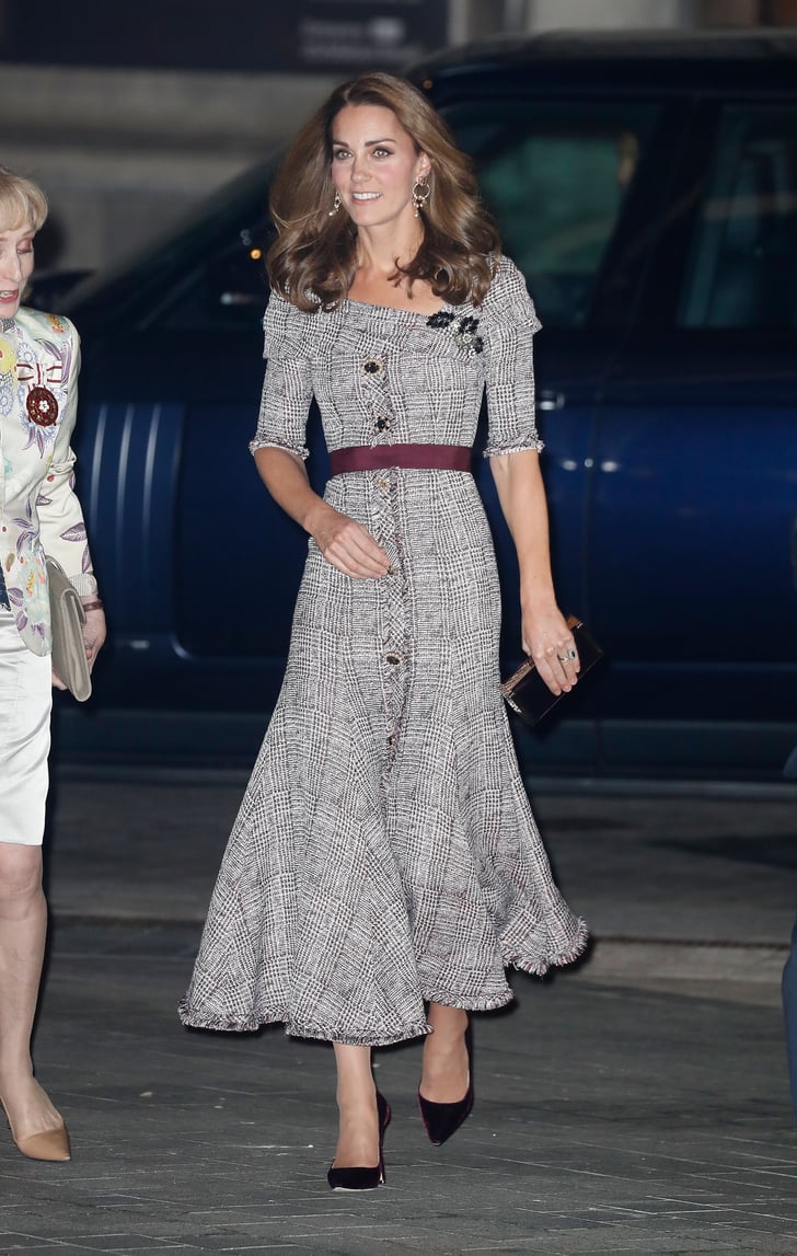 Kate Middleton Plaid Erdem Dress October 2018 | POPSUGAR Fashion Photo 15