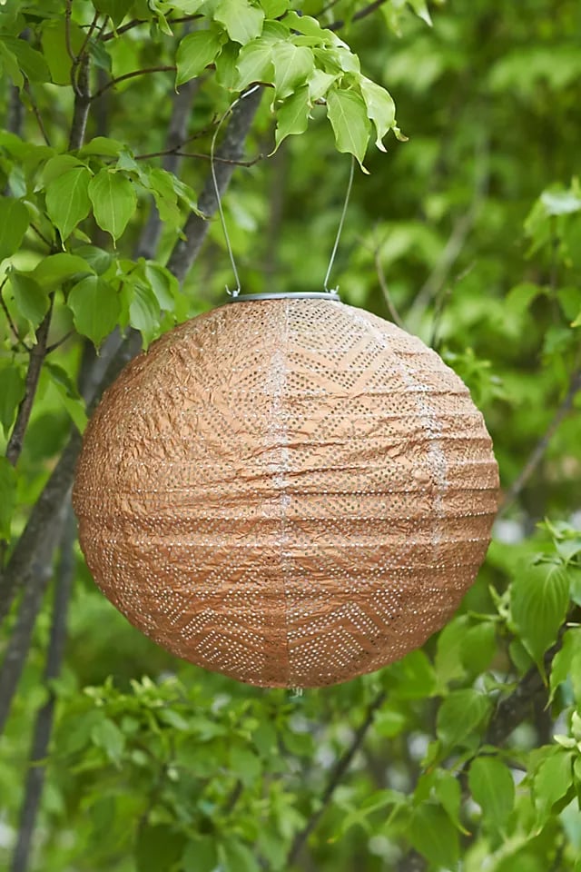 A Bright Spot: Terrain Geometric Lace Solar Lantern