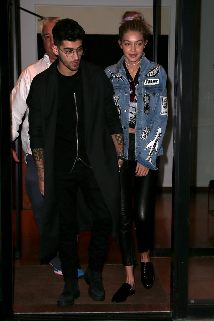 Gigi Hadid's Frame Denim Jacket at Fashion Week 2016