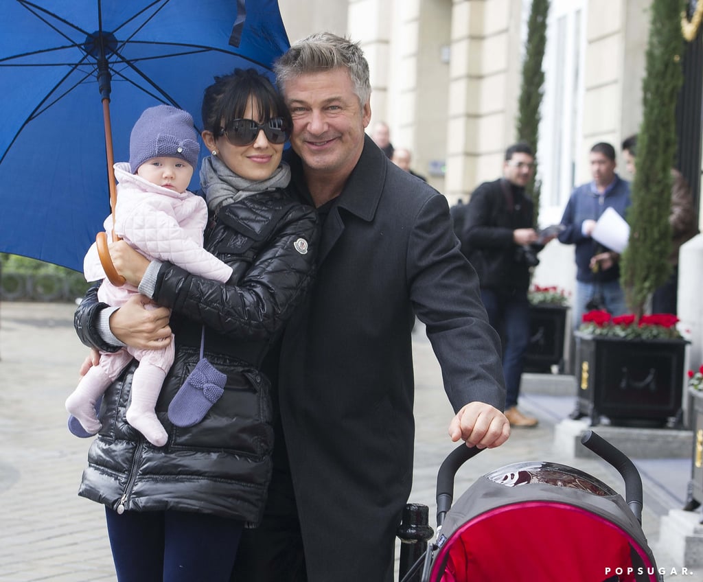 Alec Baldwin and his wife, Hilaria, took their daughter around Madrid on Thursday.