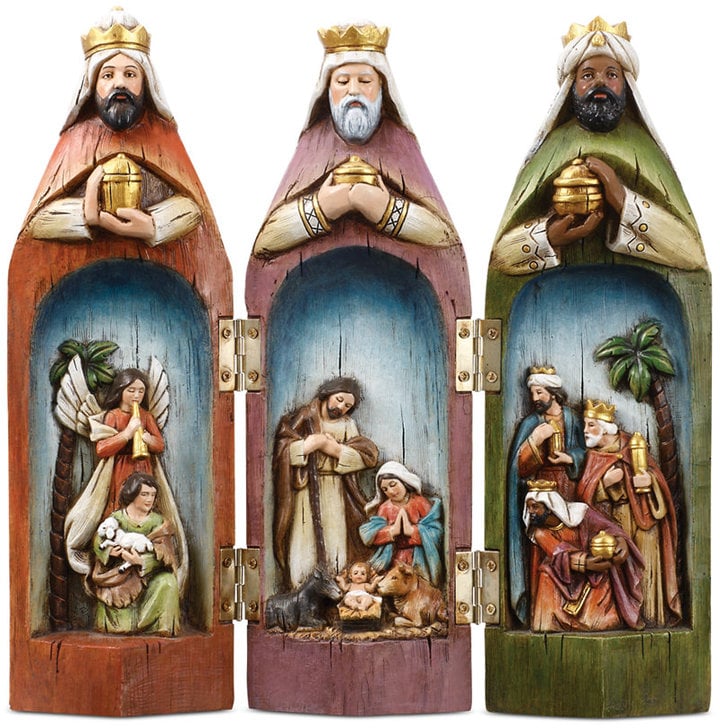 Napco Three Wise Men Nativity Set