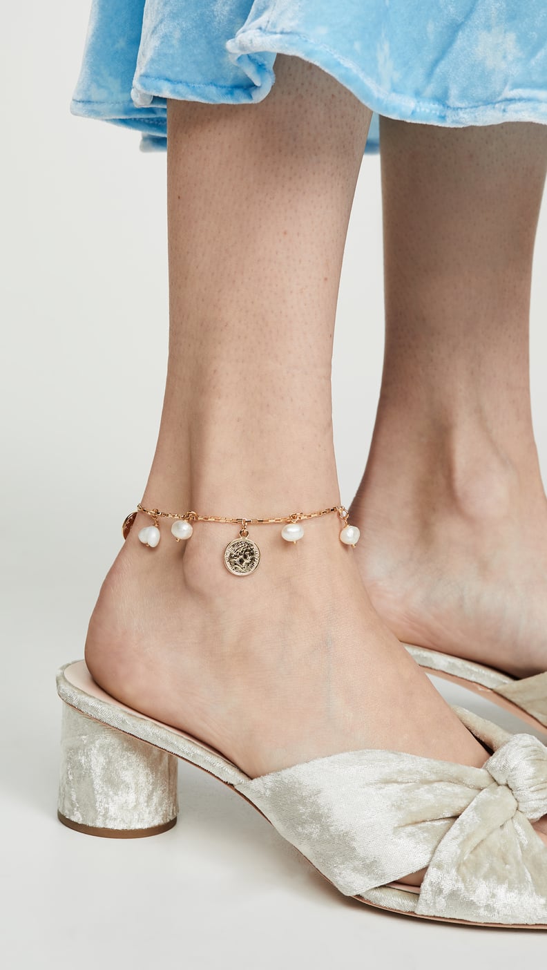 Shashi Coin and Pearl Anklet