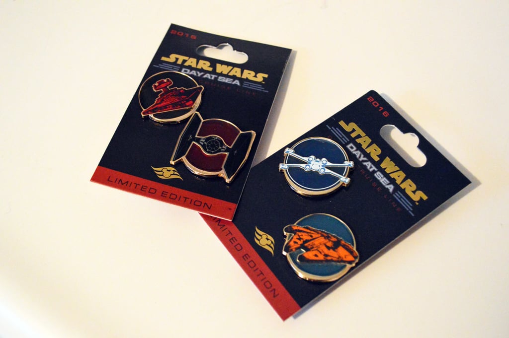 Now you have to decide which collectible pin you'll wear.