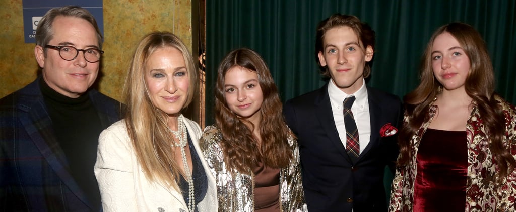 Sarah Jessica Parker and Family at a Broadway Show