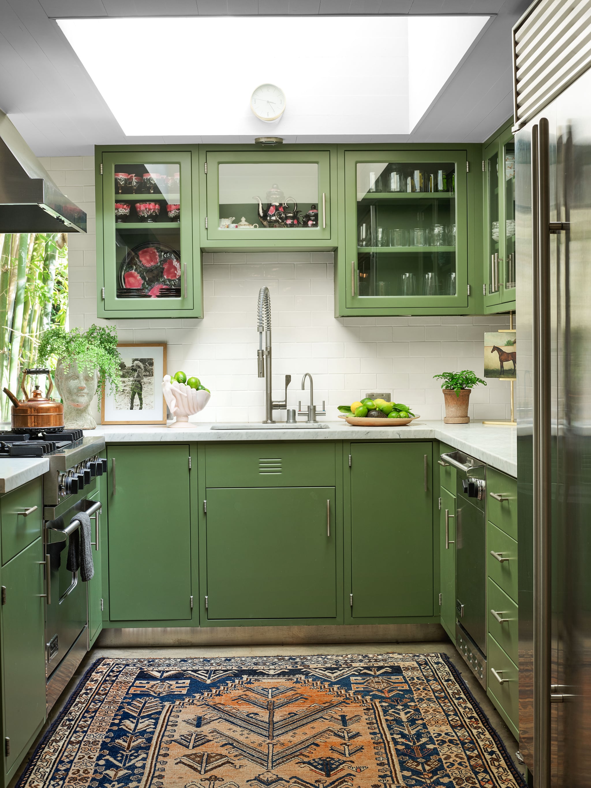 Dakota Johnson S Green Serene Kitchen In Her La Home Dakota