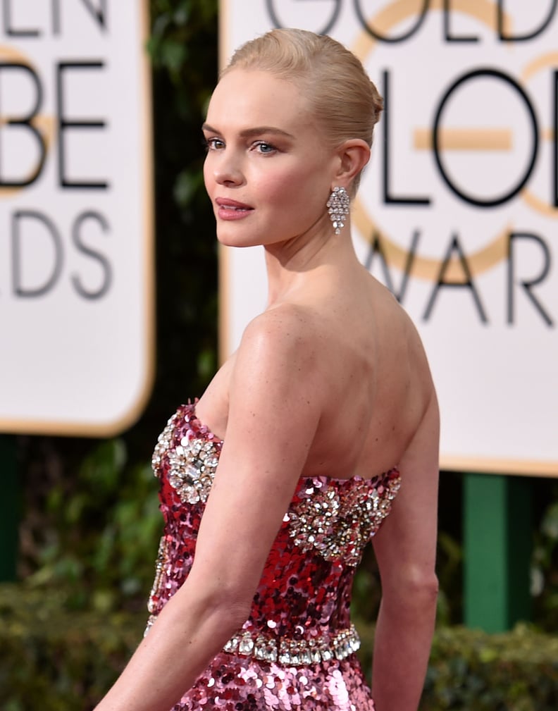 We're not sure what shone brighter, Kate Bosworth's gown or those earrings.