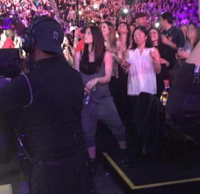 Jessica Biel's Baby Bump at Justin Timberlake Concert