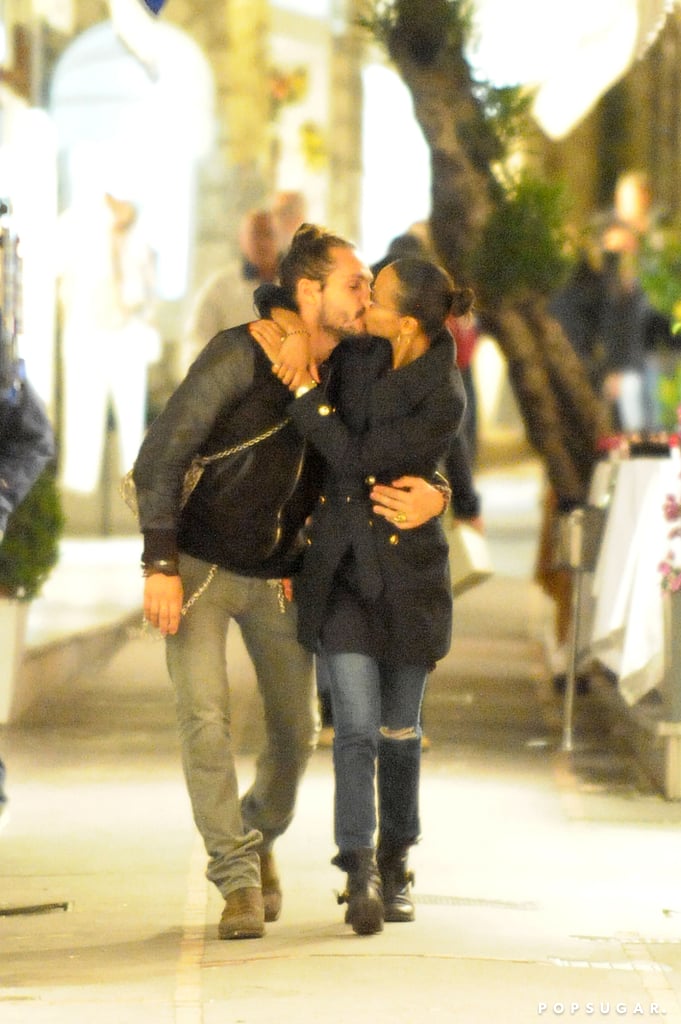 One of the first times we saw Marco and Zoe's sweet PDA was during a trip to Capri, Italy, in May 2013.