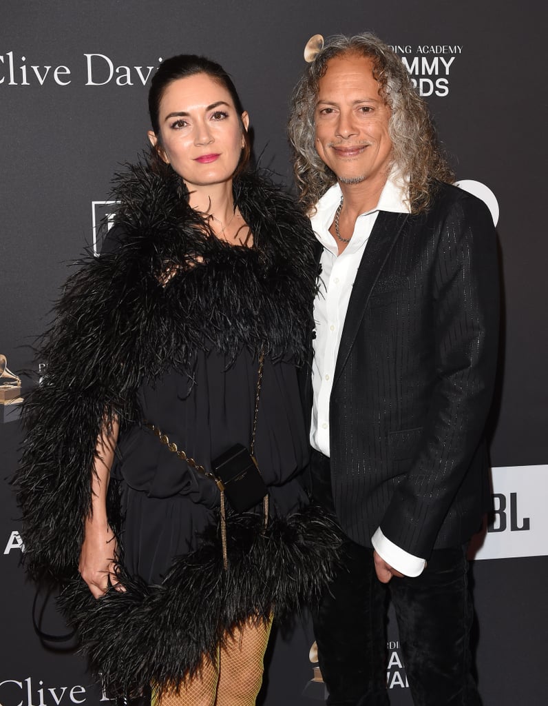 Lani Hammett and Kirk Hammett | Celebrities at Clive Davis Pre-Grammy ...