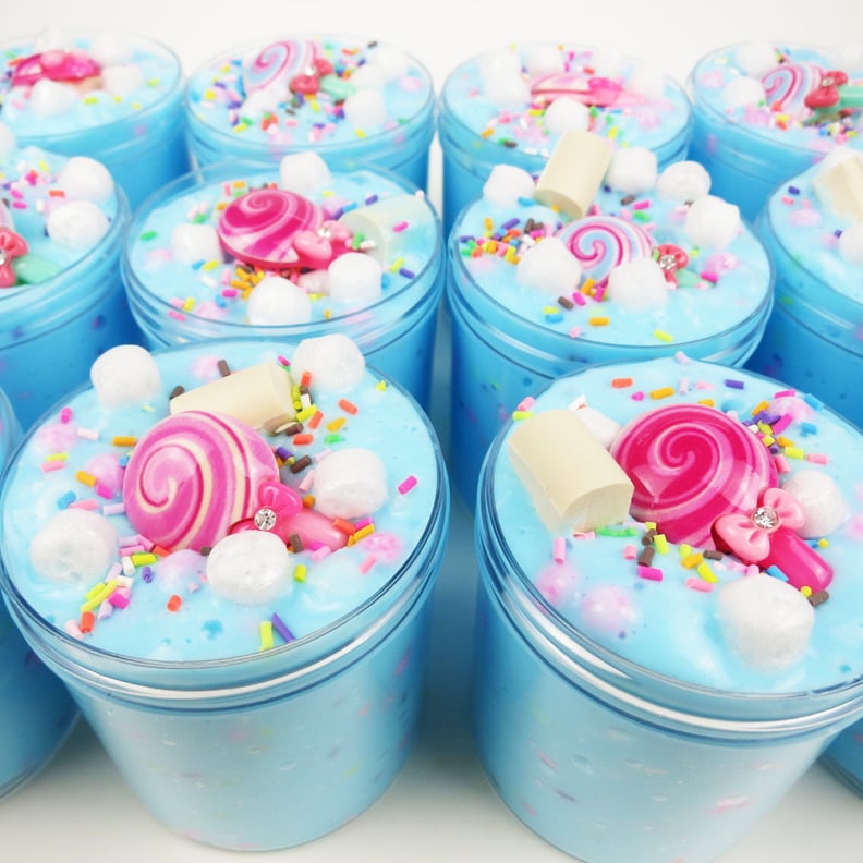 Unicorn Birthday Cake Slime