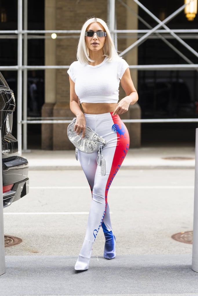 Kim Kardashian Wearing Balenciaga in NYC