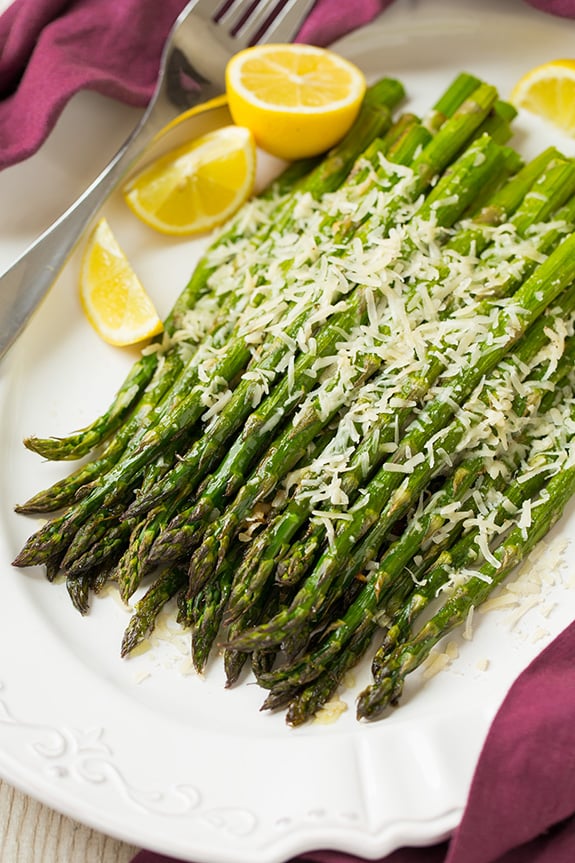 Parmesan Roasted Asparagus | Roasted Vegetable Recipes | POPSUGAR Food ...