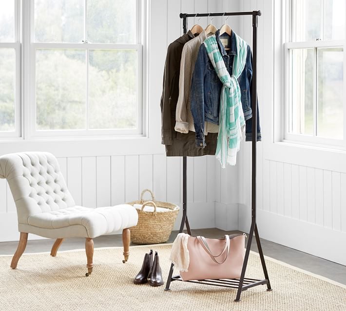 Pottery barn clothes cheap rack