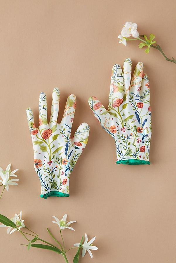 Floral Garden Weeder Gloves