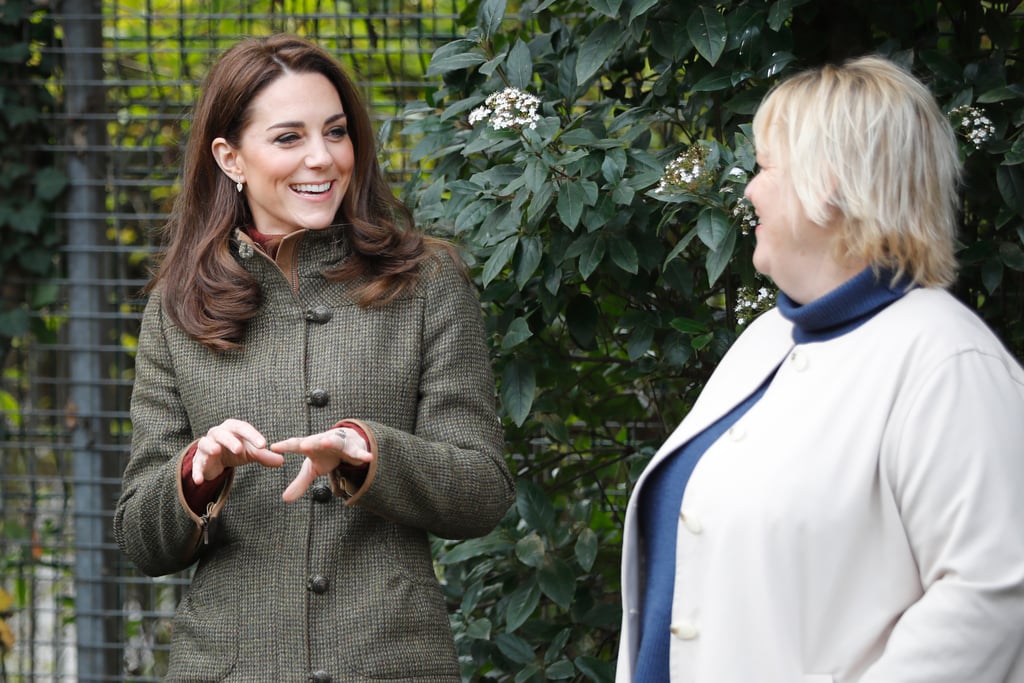Kate Middleton Visits King Henry’s Walk Garden January 2019