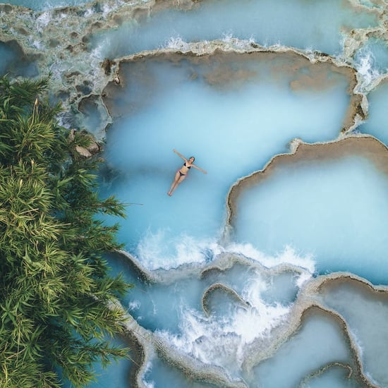 Cascate del Mulino Hot Springs Waterfall in Italy