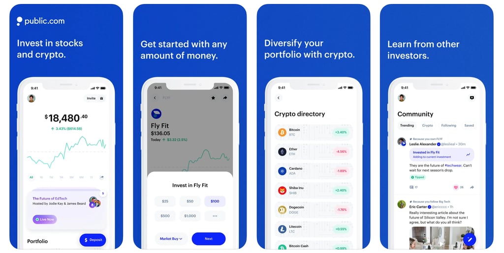 Best Investing App For Community: Public.com