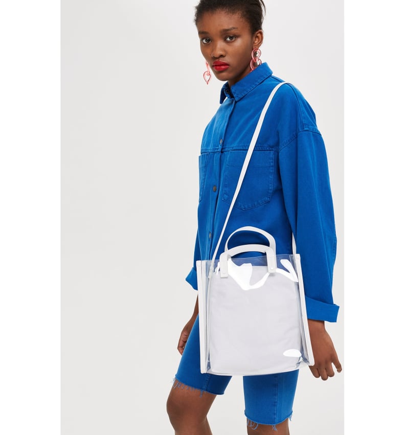 Topshop perspex bag on sale