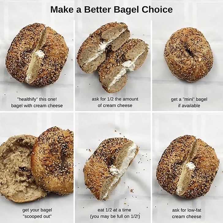 how many calories are in a bagel