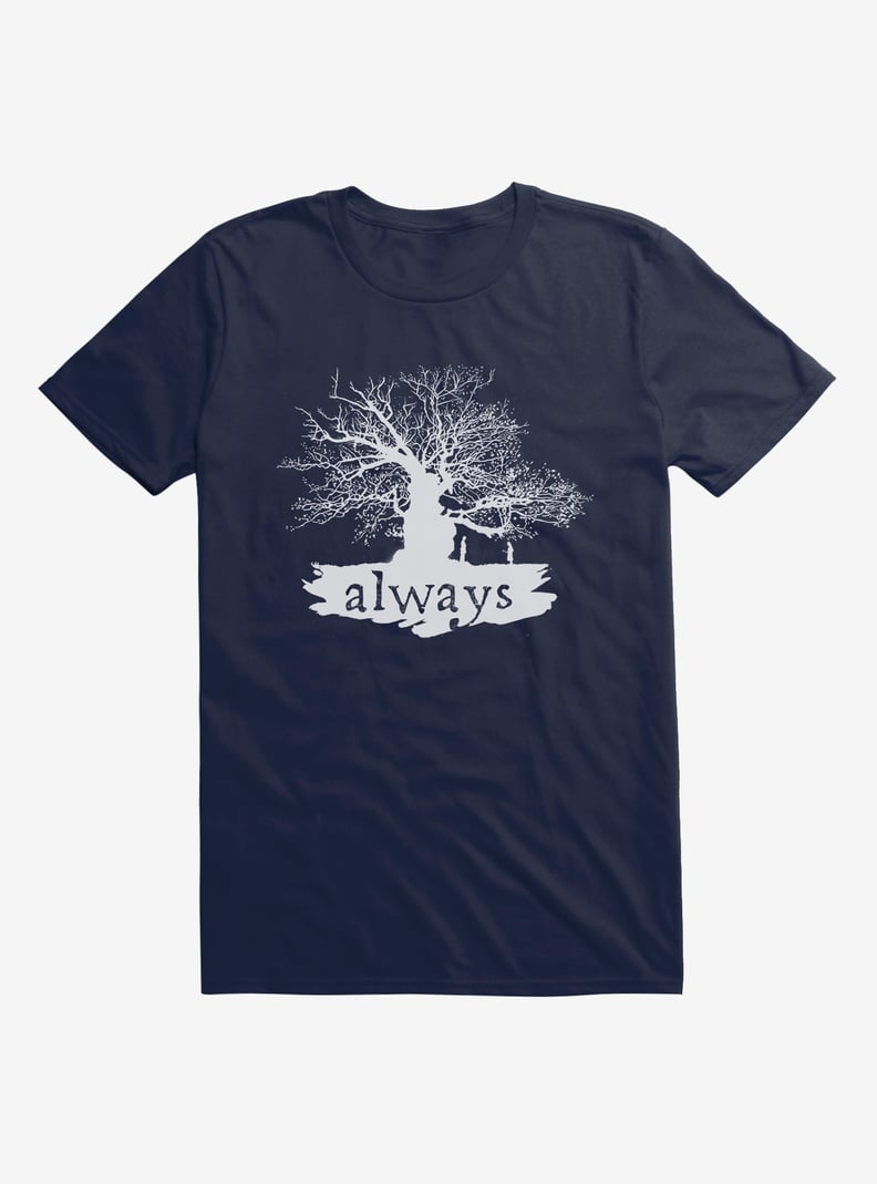 Harry Potter Always Tree Extra Soft Navy Blue T-Shirt