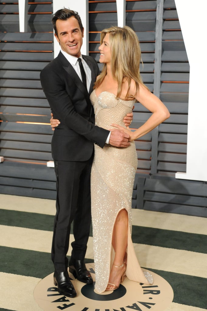 Jennifer Aniston and Justin Theroux at the Oscars 2015