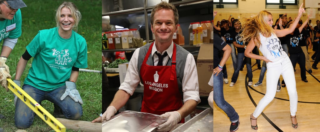 Celebrities Doing Charity Work | Pictures