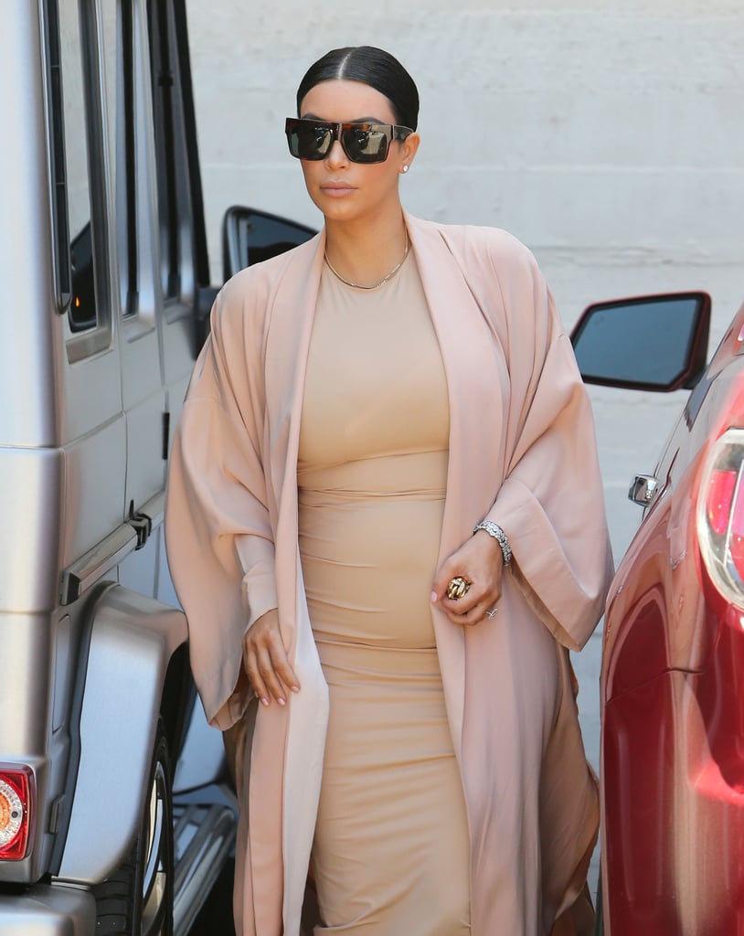 Kim Kardashian Baby Bump Pictures Out With Family July 2015