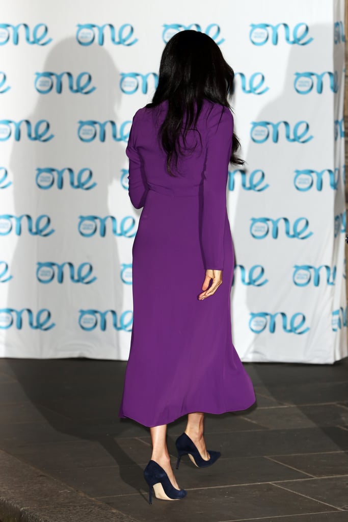 Meghan Markle Rewears Purple Dress at One Young World Summit