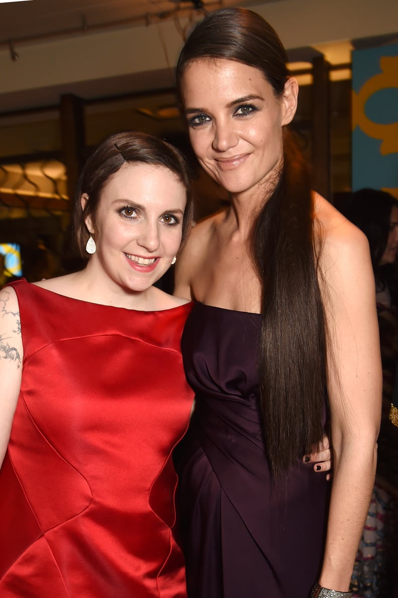 Lena Dunham and Katie Holmes