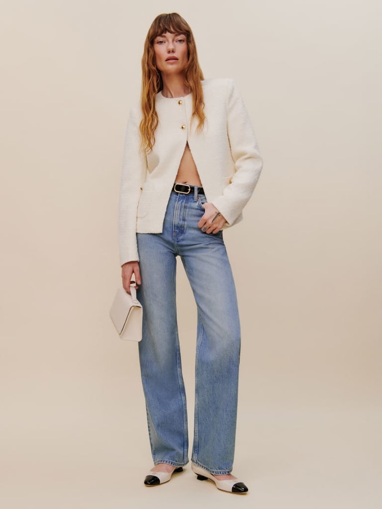 Reformation Cary High Rise Slouchy Straight Leg Jeans