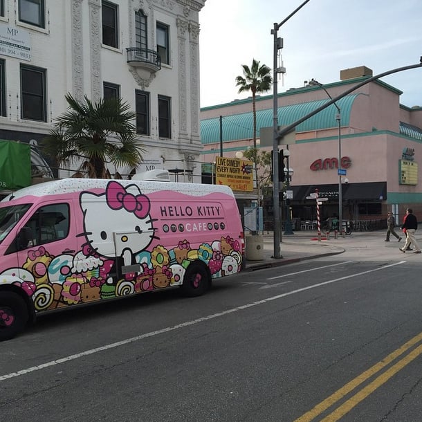 See you soon, Hello Kitty Cafe truck!