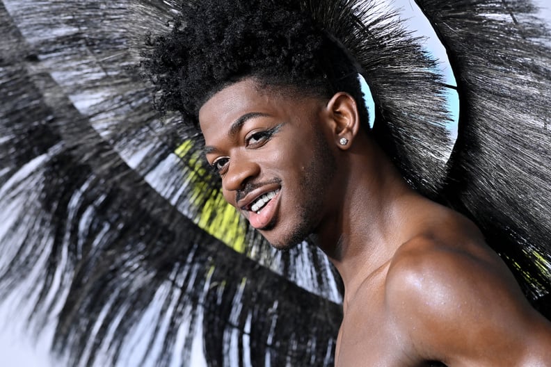 Lil Nas X's Double-Winged Liner and Mismatched Nails