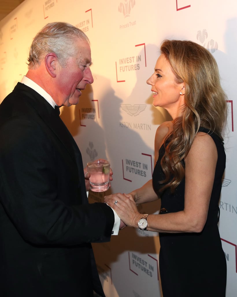 Geri Halliwell Kissing Prince Charles