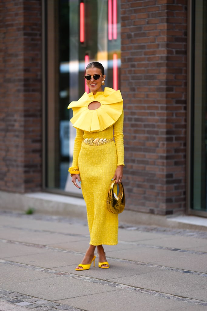 Copenhagen Fashion Week Street Style Spring 2024 Trend: Bold Color