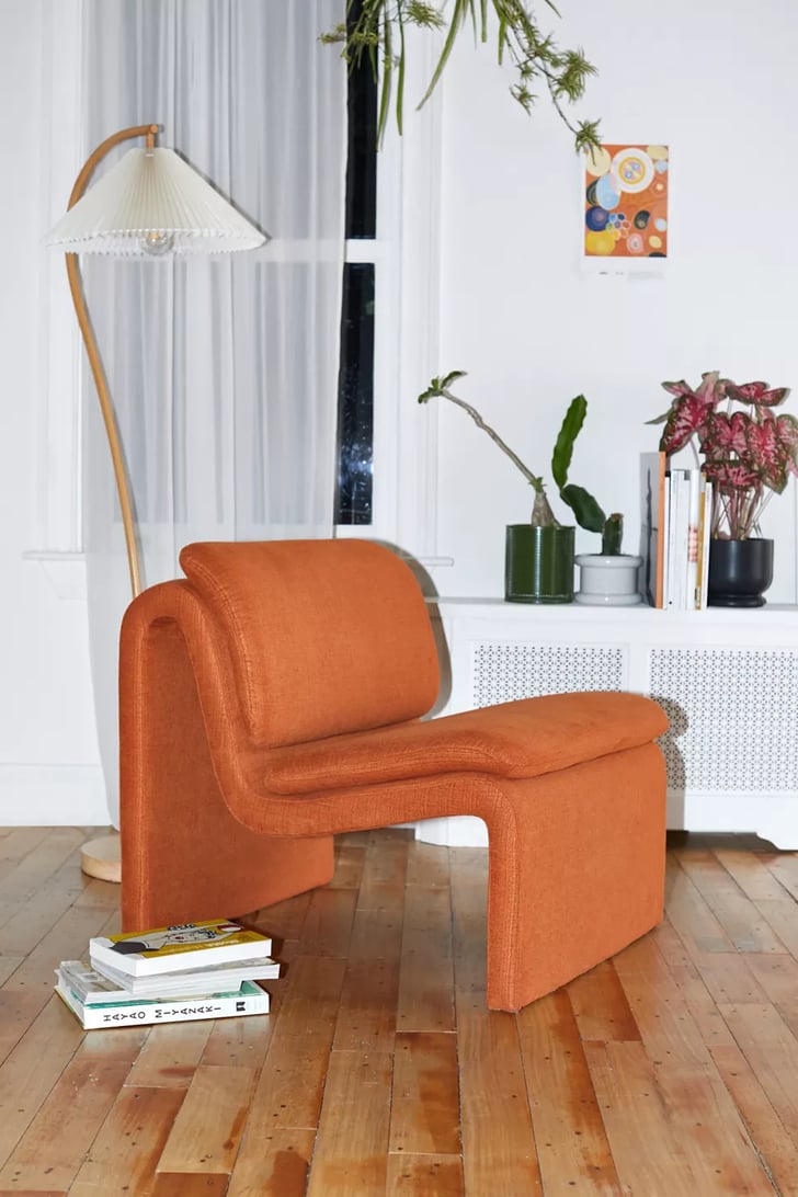 Best Armless Accent Chair: Urban Outfitters Wally Curvature Chair | Best and Most Stylish Accent 