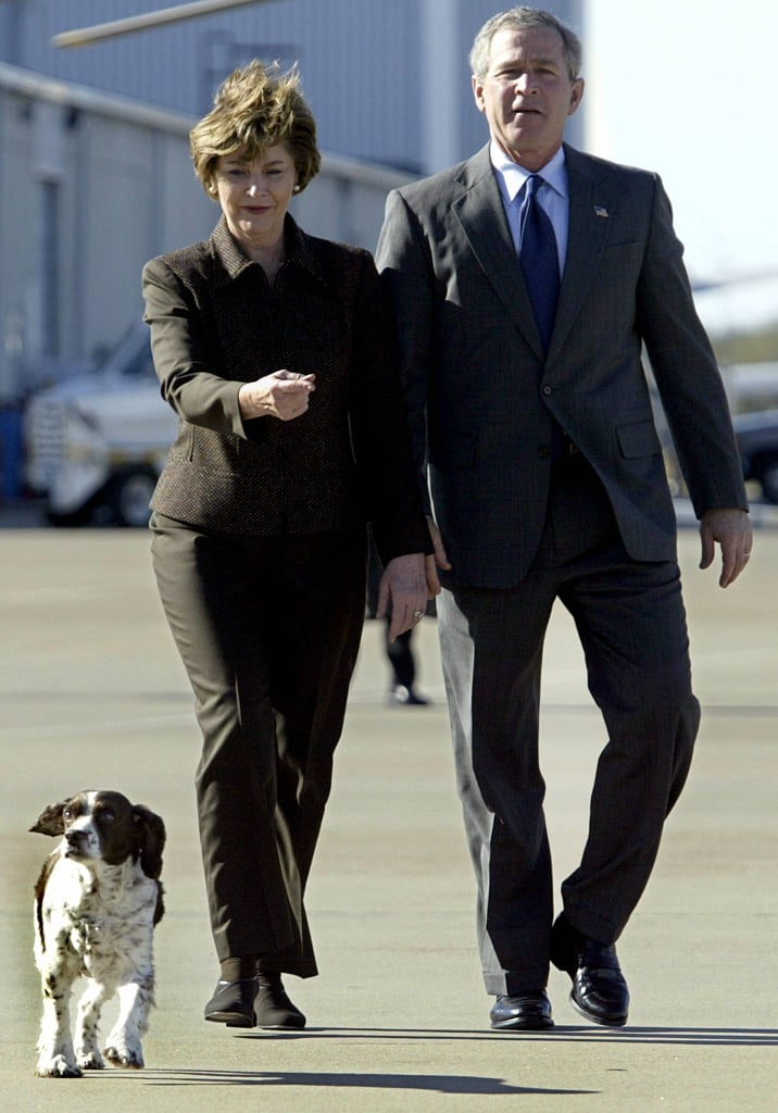 George W. Bush and His Dog, Spot Fletcher