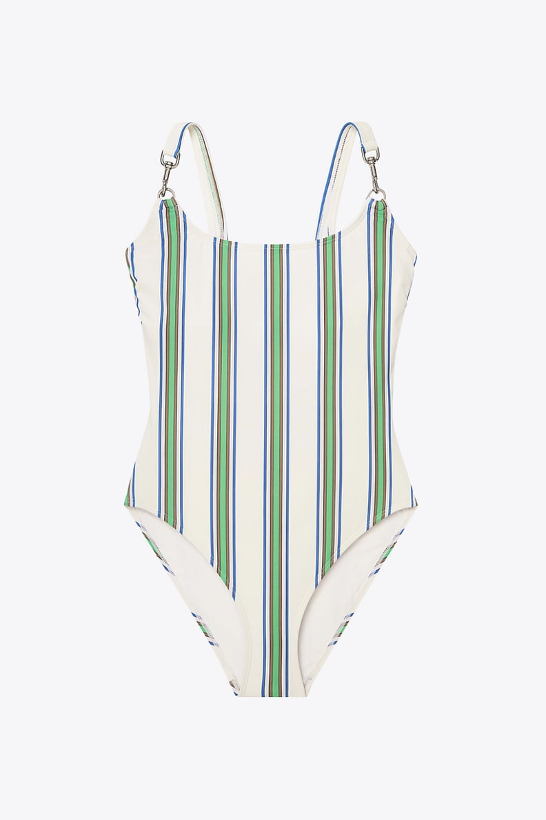 Tory Burch Printed Clip Tank Suit