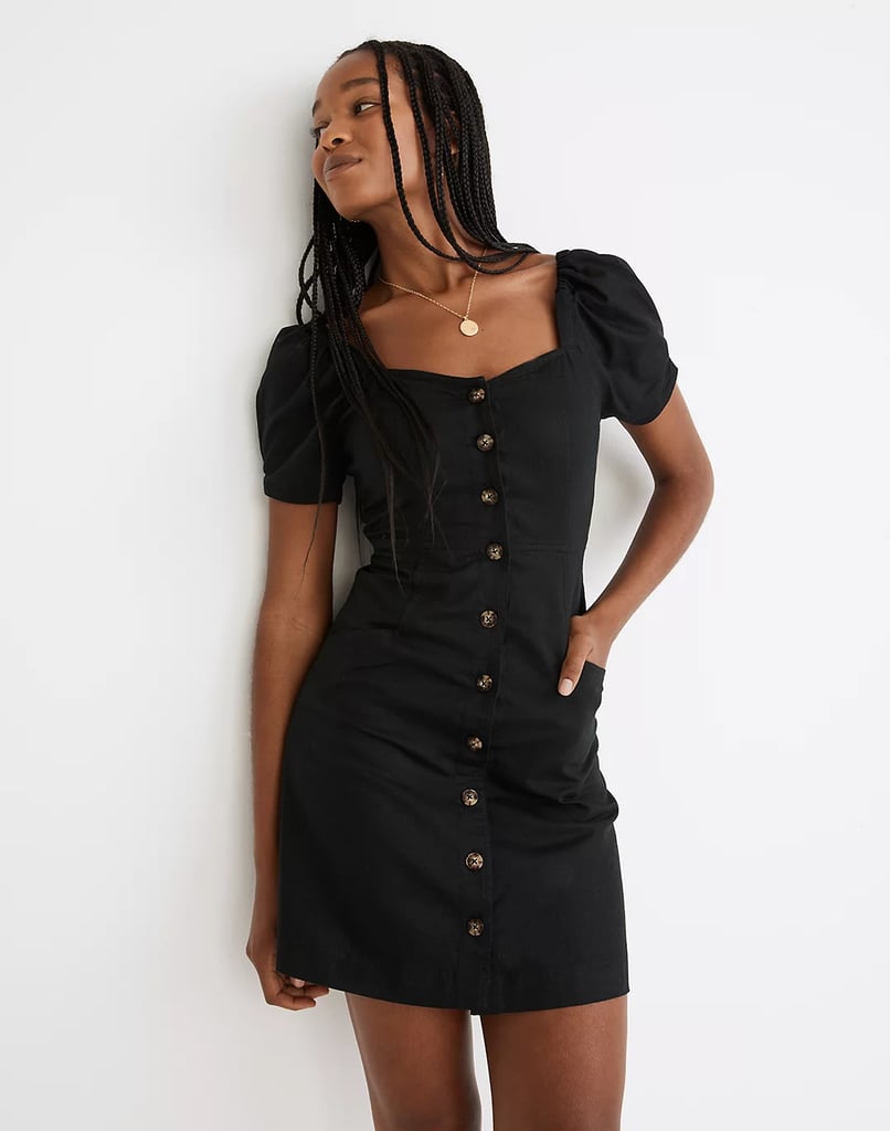 Madewell button cheap waist dress