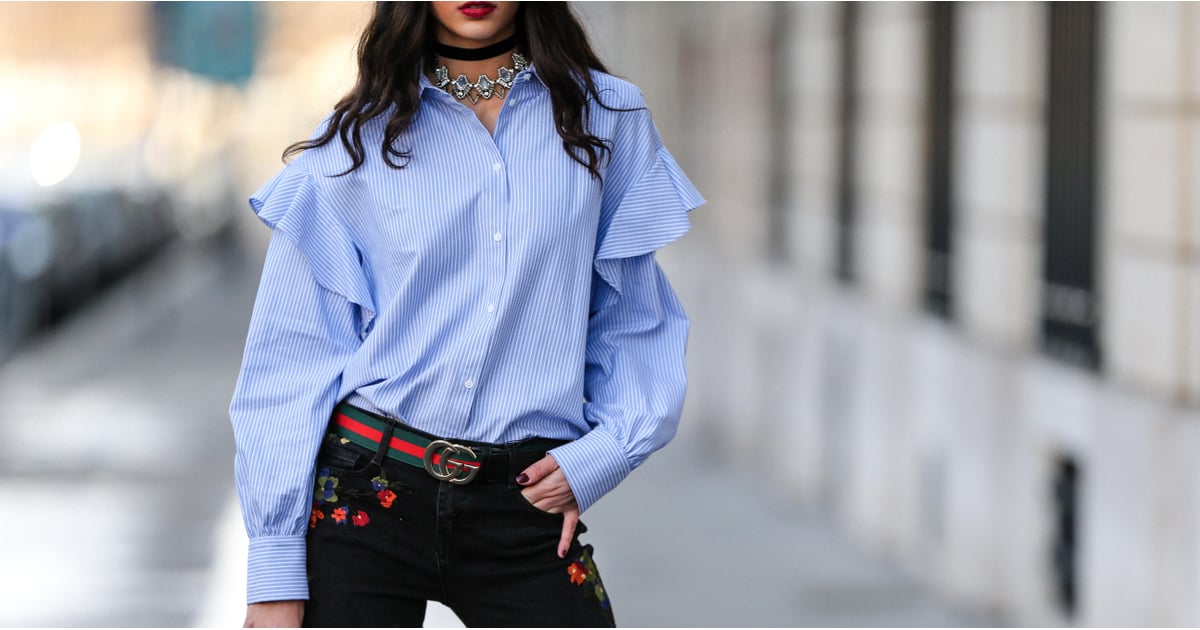 Best Embroidered Jeans POPSUGAR Fashion