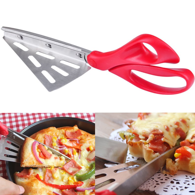 2-in-1 Pizza Scissors and Slicer/Cutter