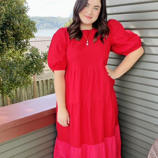 Old Navy Cotton Tiered Midi Dress Review 2022