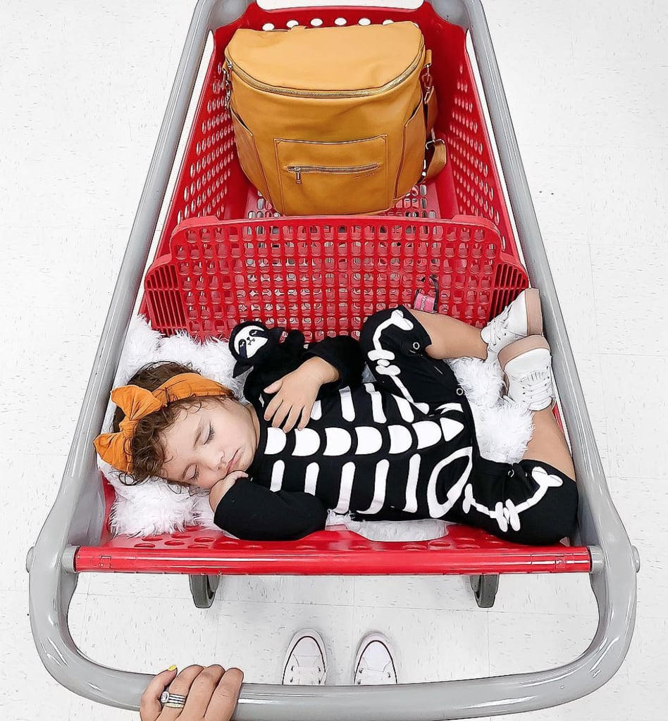 Toddler Asleep in Target Carts