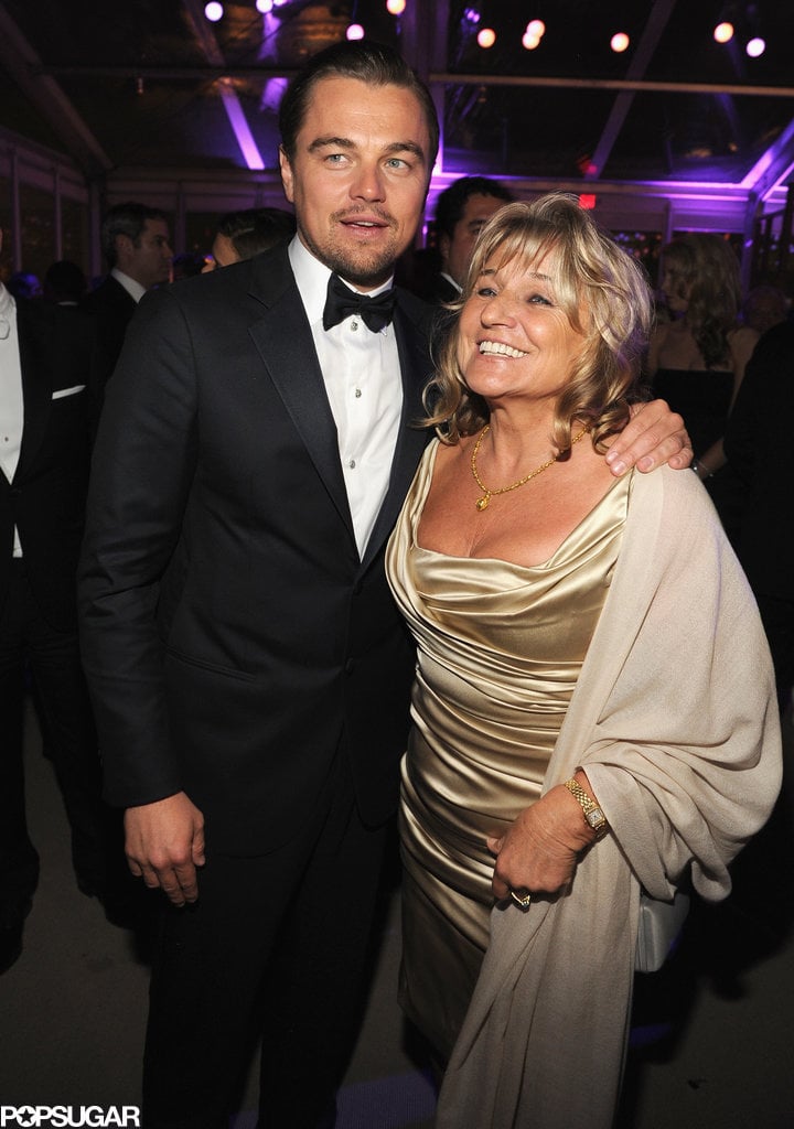 Leonardo DiCaprio had his mom, Irmelin, by his side at the Vanity Fair Oscars afterparty.