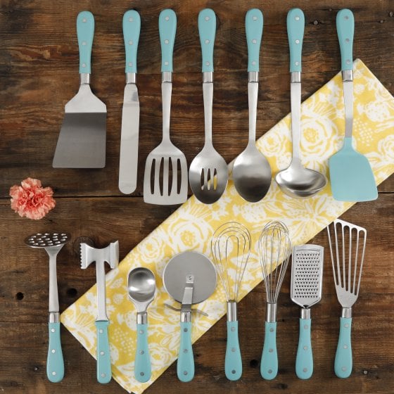 The Pioneer Woman Frontier Collection Teal 15-Piece All In One Tool and Gadget Set ($60)