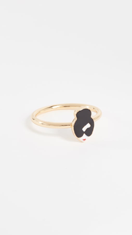 Alice + Olivia Stace Face Ring