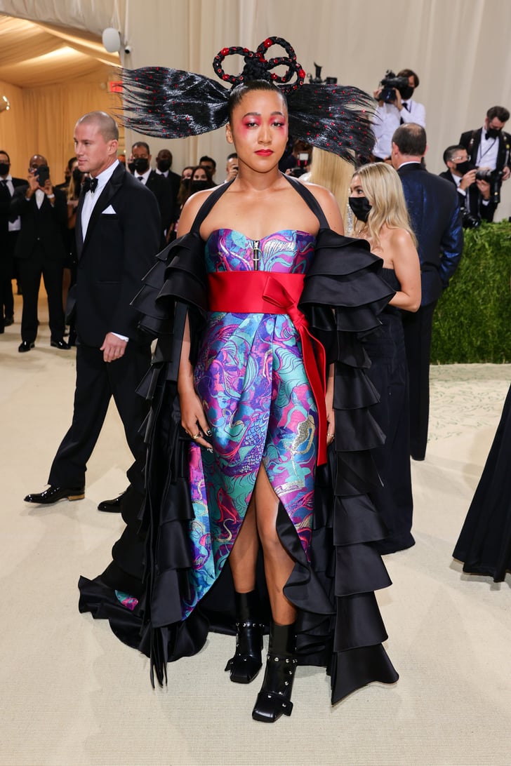 Naomi Osaka's Louis Vuitton Dress Met Gala 2021 POPSUGAR Fashion UK