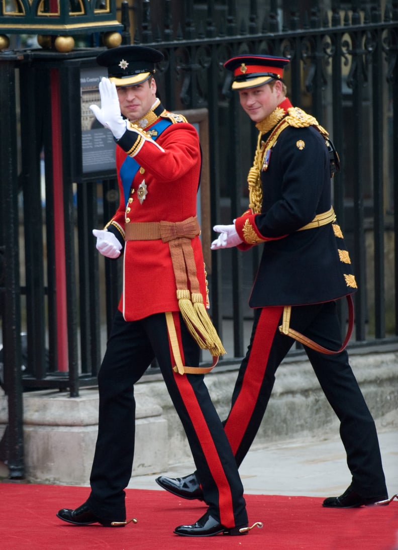 At His Own Wedding, William Wore the Red Uniform of the Irish Guards